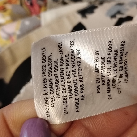 Leifnotes Woman's Multi Color Lined Mini (3 Different Pattern) Skirt, Size: 2 - Picture 3 of 12